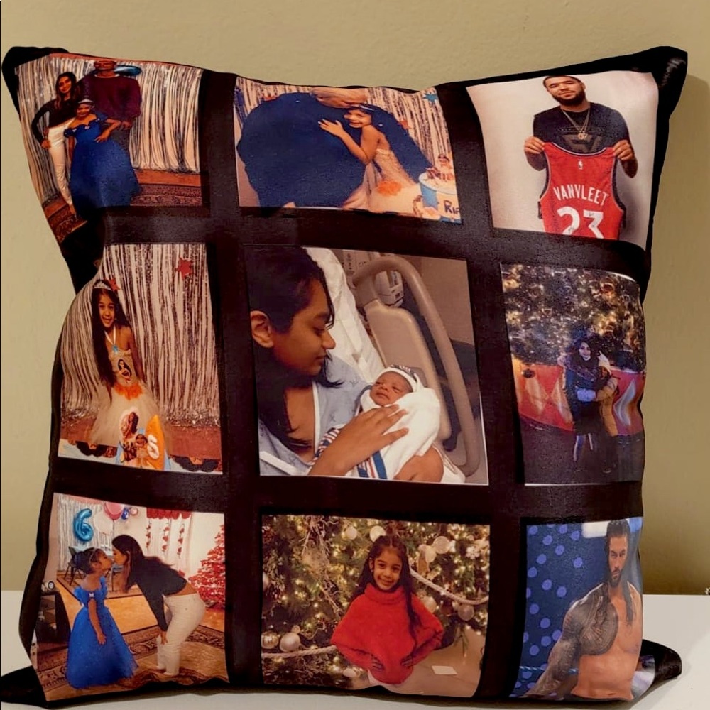 Personalized pillow.